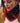 Schal Colette zweifarbig Marineblau/Rot