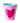 RICE, Melamin Becher Herz, 'Heart', pink