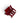 VON RIKE, Haarklammer Classic Leo GROSS, BORDEAUX mit Leo
