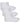 Konges Sløjd, Rüschensocken, 3er Set, 'Optic White'