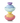 Stapelstein, Inside rainbow pastel, 6er Set