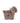 Konges Sløjd, Taschenanhänger, 'BROWN PUPPY'