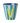 RICE, Melamin Becher Buchstabe, 'V'