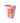RICE, Melamin Becher Buchstabe, 'P', Pink