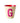 RICE, Melamin Becher Buchstabe, 'G', Pastel Yellow