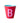 RICE, Melamin Becher Buchstabe, 'B', rot