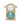 Ratatam, Ball Glitzer 10 cm, ' Sheep, Green'