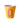 RICE, Melamin Becher Buchstabe, 'O', Yellow