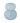OYOY living design, Vase, 'Lasi-Small', ice blue