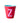 RICE, Melamin Becher Buchstabe, 'Z', Red Kiss