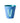 RICE, Melamin Becher Buchstabe, 'V', New Dusty Blue