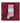 VON RIKE, Socken Glitzer, 'CHERRY'