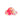VON RIKE, Haarklammer CLOUD KLEIN, 'BUNT mit NEON PINK'