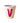 RICE, Melamin Becher Buchstabe, 'V', Soft Yellow
