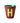 RICE, Melamin Becher Buchstabe, 'H', Braun