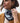 Schal Colette zweifarbig blau/marineblau