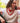 Colette-Schal zweifarbig ecru/rot